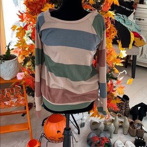 Size small medium horizontal striped